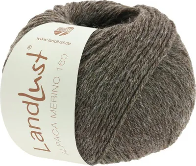 Produktbild von Lana Grossa Landlust Alpaka Merino 160 405 Graubraun 50g