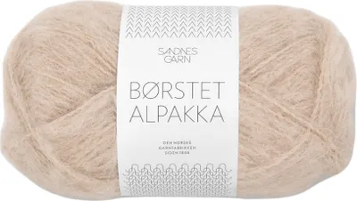 Produktbild von Sandnes Borstet Alpakka 50g - Alpaka-Garn Beige 3021