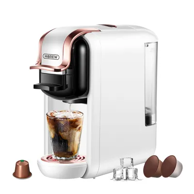 Produktbild von HiBREW H2A 4-in-1 Kaffeemaschine NS*/DG*/ESE & gemahlener Kaffee, 20 bar Brühdruck, Heißer und kalter Kaffee, 600ml Wassertank