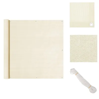 Obrázok produktu pre vidaXL Balkónová zástena 120x400 cm HDPE - Slnečníky a tienidlá
