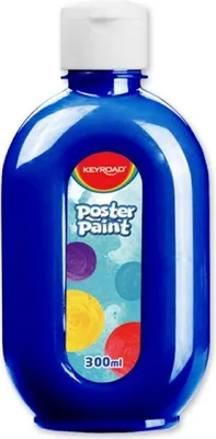 Produktbild von KEYROAD Plakatfarbe 300 ml, blau