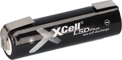 Produktbild von 1x XCell Mignon Akku AA LSD Plus Ni-MH 1,2V 2550 mAh low self-discharge Lötfahne U
