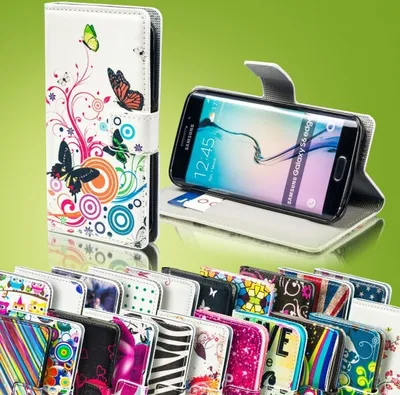 Produktbild von Bookcover Wallet Muster für Wiko, Muster:Smile, Wiko:Bloom