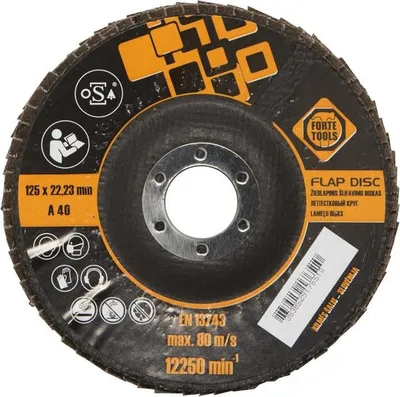 Image de Disque À Lamelles 125X22,23 Mm Forte T