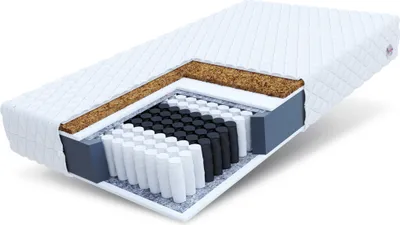 Produktbild von Matratze 160x200 cm FAMILY 7 Zonen H3 H4 Taschenfederkern Kokos Höhe ca. 18 cm Matratzenbezug Premium Jersey