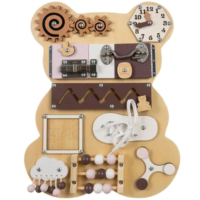 Produktbild von Kruzzel 22584 Handhabungsbrett - Teddybär