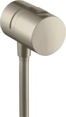 Produktbild von Schlauchanschluss AXOR UNO² FIXFIT STOP DN 15, mit Abstellventil brushed nickel brushed nickel