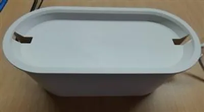 Produktbild von 562 Kabel-Box klein weiß Kunststoff für Kabel-Sammlung