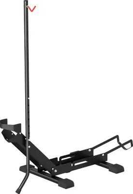 Produktbild von Stahl Fahrradständer für 80 mm Reifenbreite (75x41x81 cm) - Schwarz - Fahrradhalterung für Garage & Keller