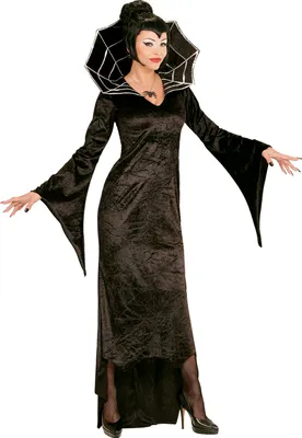 Produktbild von Kostüm Spiderella Vampirfrau Kleid Halloween Spinne S - 34/36