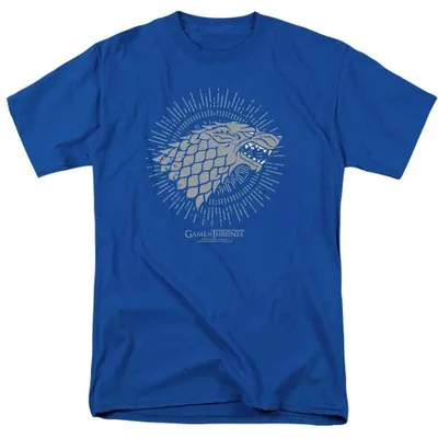 Produktbild von Game of Thrones - "Stark Burst" T-Shirt für Herren/Damen Uni TV38355 (4XL) (Königsblau)