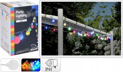 Immagine prodotto di HOMESTYLING Catena luminosa LED PARTY da esterno colorata 80 LED KO-AX8779200
