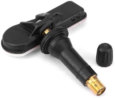 Set von 4 TPMS-Sensoren für Reifendruck, geeignet für 407009322R, ABS-Kunststoff und Metall