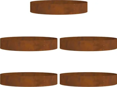 Produktbild von Best Möbel Garten 5 pcs - Braun 120x120x20 cm Cortenstahl - Beete A873647
