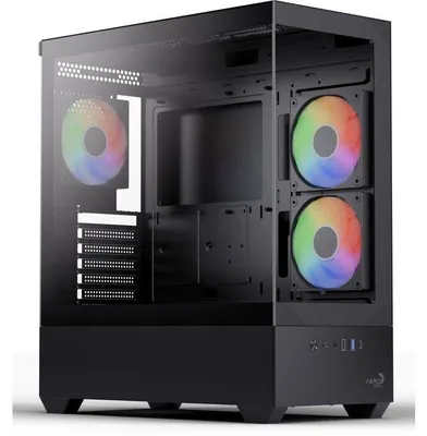 Produktbild von P500D-G-BK-v1 (schwarz, Tempered Glass x 2)