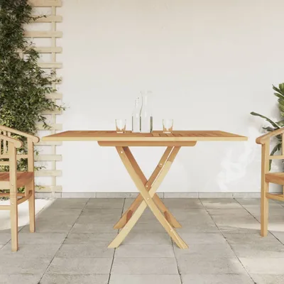 Produktbild von "2024"cloris Gartentisch Klappbar 110x110x75 cm Massivholz Teak - Gartentische CHY29944022