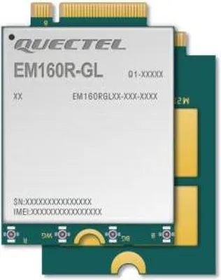 Immagine prodotto di Quectel EM160R-GL - Modem cellulare senza fili - 4G LTE Advanced - Scheda M.2 - 1 Gbps