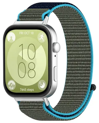 Obrázek produktu pro Nylonový řemínek pro chytré hodinky s suchým zipem pro Huawei Watch Fit 5, 4, 5 4 Pro a 3