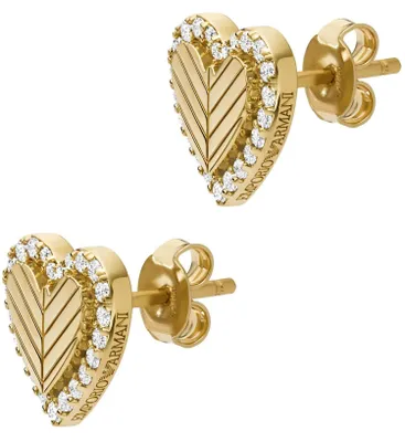 Immagine prodotto di Emporio Armani EG3624710 Orecchini a perno da donna argento 925 oro bianco