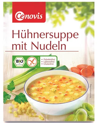 Produktbild von Hühnersuppe mit Nudeln 30g | CENOVIS