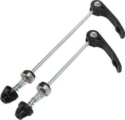 Produktbild von 1 Paar/Set Fahrrad vorne hinten Schnellspannspieße verschleißfester FahrradhebelSchwarz