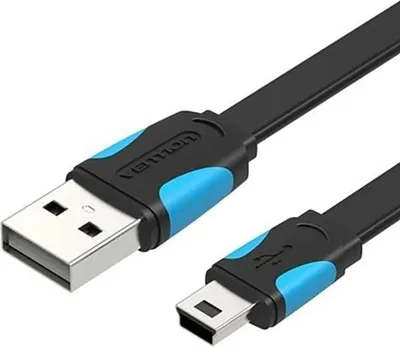 Produktbild von Kabel Vention VAS-A14-B100, USB-A 2.0 auf MiniUSB, 1m, schwarz