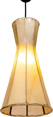 Zdjęcie produktu dla Vintage lampa wisząca Jinjin naturalna | skóra i kuta ręcznie 40cm