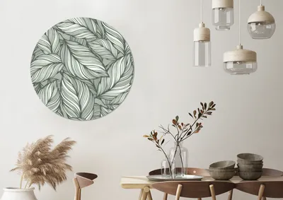 Produktbild von MuchoWow® - Tapetenkreis - Wandbild rund - Schlafzimmerdekoration - Wanddeko - runde Tapete - Kunst für zu Hause