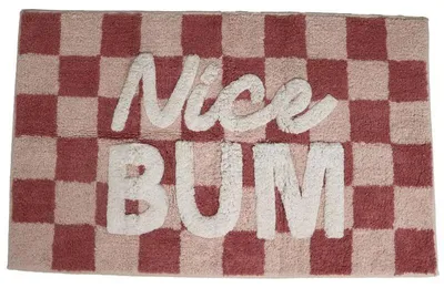 Productafbeelding van Badmat Nice Bum - Katoen - Meerdere kleuren - 50 x 80 cm