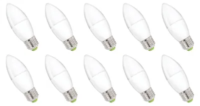 Produktbild von Spectrum E27 LED Kerzenlampe 6W 540lm 4000K Neutralweiß 230V 10 Stück