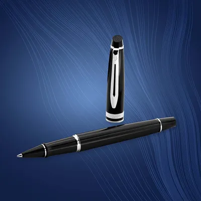 Obrázok produktu pre WATERMAN Expert - Schwarz - Silber - Schwarz - Metall - Lack - Fein - Beidhändig
