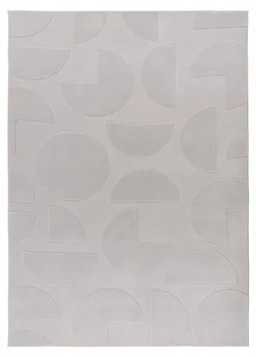 Produktbild von Teppich Niburi 425 Silber 160x230 cm – Pflegeleicht & Strapazierfähig