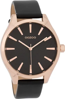 Immagine prodotto di Oozoo orologio da polso in pelle nera Orologi da donna analogici al quarzo UOC9689A