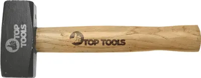 Image de Top Tools Marteau à double lame 1000 g, manche en bois