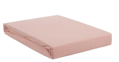 Produktbild von Beddinghouse Jersey Elasthan Spannbettlaken für Split-Topper bis 10cm Höhe Farbe Hellrosa Größe 160x200/220x10cm