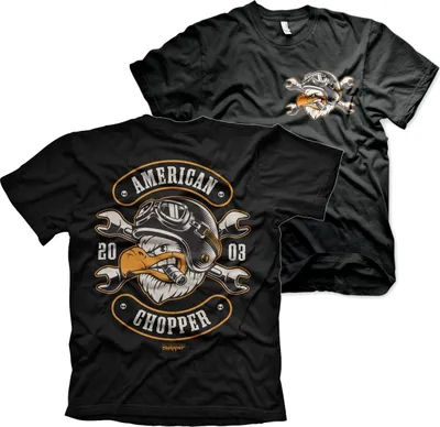 Produktbild von American Chopper - Cigar Eagle T-Shirt - Medium - Black
