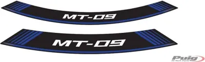 Image de PUIG 9135A Rim Strips Specials pour YAMAHA MT-09 bleu