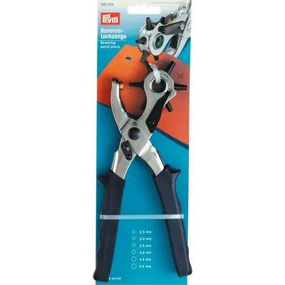 Obrázek produktu pro Prym 13909050, Otočné děrovací kleště, Plast, Purpurová, 6 kusů, 2.5,3,3.5,4,4.5,5 mm, Plast