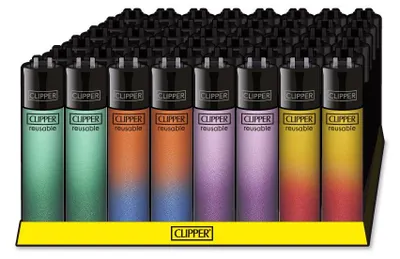 48x Clipper Reibrad Metallic Gradient nachfüllbar