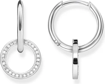 Produktbild von Thomas Sabo Creolen Kreis 925er Silber Zirkonia