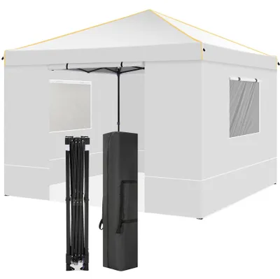 Image de Pavillon, conception étanche, montage facile, BLANC