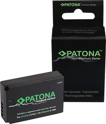 Immagine prodotto di Batteria PATONA Premium f. Canon EOS M50 EOS-M50 LP-E12