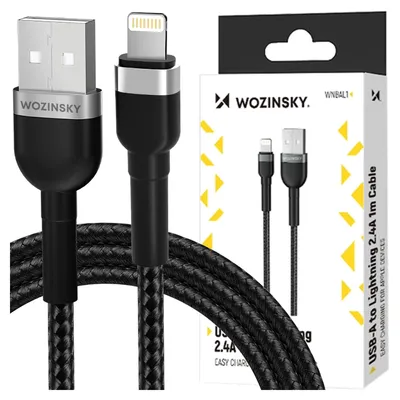 Immagine prodotto di Cavo Wozinsky Wnbal1 Usb-A / Lightning 2.4A 1 M - Czarny