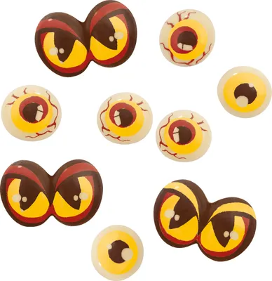 Produktbild von Günthart 216 Monster Augen, weiße Schokolade