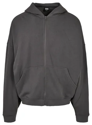 Immagine prodotto di Urban Classics - Giacca con cappuccio e cerniera "90's" da uomo TN1620 (M) (grigio scuro)