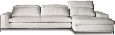Produktbild von Design Ecksofa L form Couch Polster Leder Sofas Luxus Wohnzimmer Sofa PRIANERA
