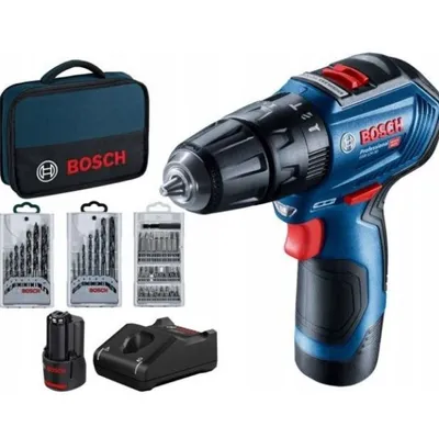 Immagine prodotto di Bosch GSR 12V-30 12 V trapano/avvitatore 2 x 2 Ah batteria (06019G9001)