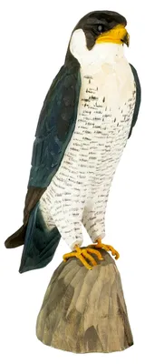 Produktbild von Dekovogel Wanderfalke aus Holz