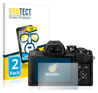 Produktbild von 2x Für Olympus OM-D E-M10 Mark IV Schutzfolie BROTECT Displayschutz Display Schutz Folie Klar Transparent