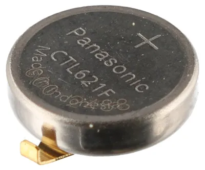 Obrázek produktu pro Kondenzátor Panasonic Citizen CT295.753, CTL621F, vhodný pro kalibr Citizen H010, rozměry 2,1 mm × 6,8 mm